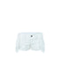 DoublePunch Flowy Fringe Low-Rise Shorts With Detachable Ruffles Shorts