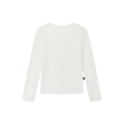 atrandom Sheer Lace Love Mesh Lightweight Layering Top