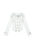 ARIADNAw Punk Revival Recyclable Bubble Collar Blouse