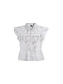 ARIADNAw Butterfly Punk Cropped Shirt Street Style