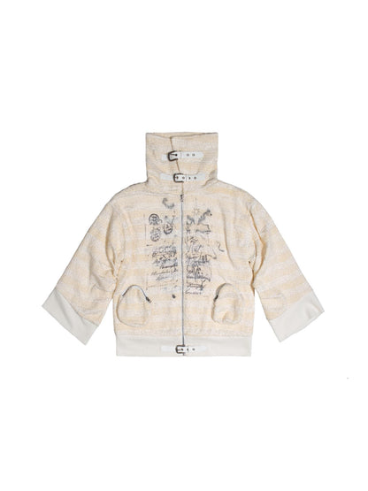 ARIADNAw Ariadna S Punk Revival Oversized Street Sweatshirt