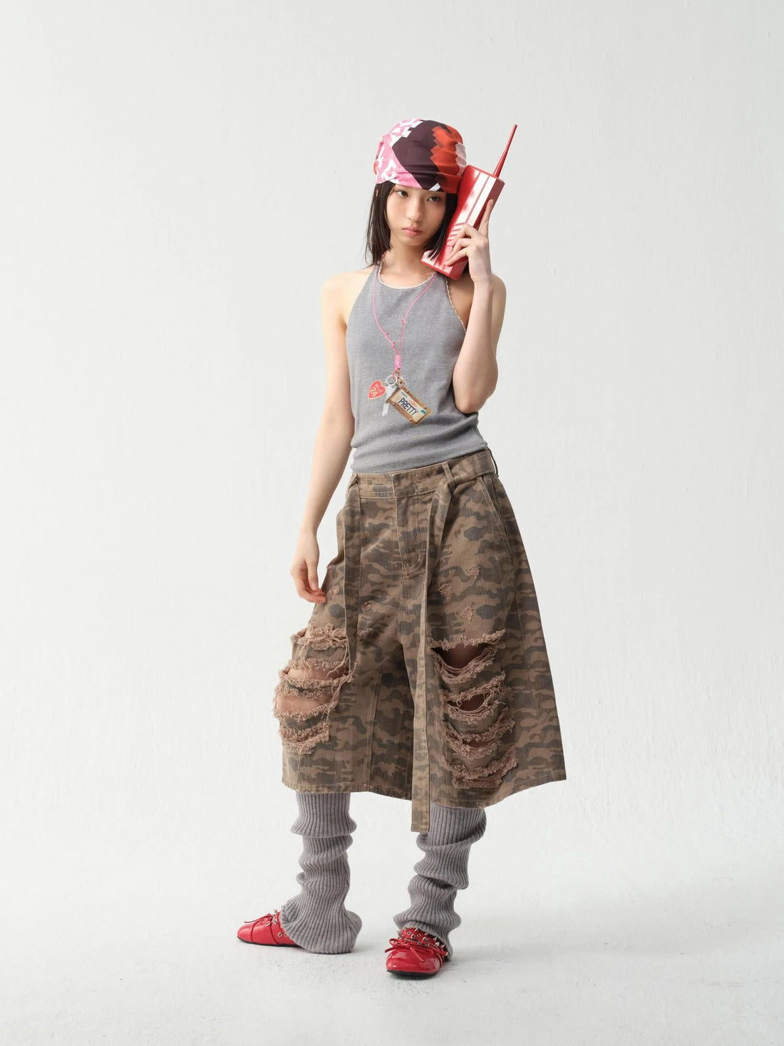 Adjustable Lace Trim Halter Top With Backless Design