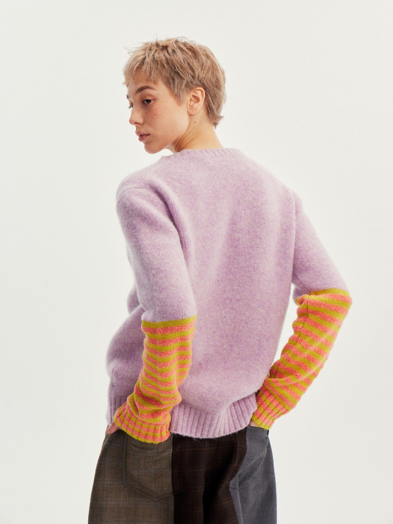 wii wil Dreamy Colorblock Pony Jacquard Women&