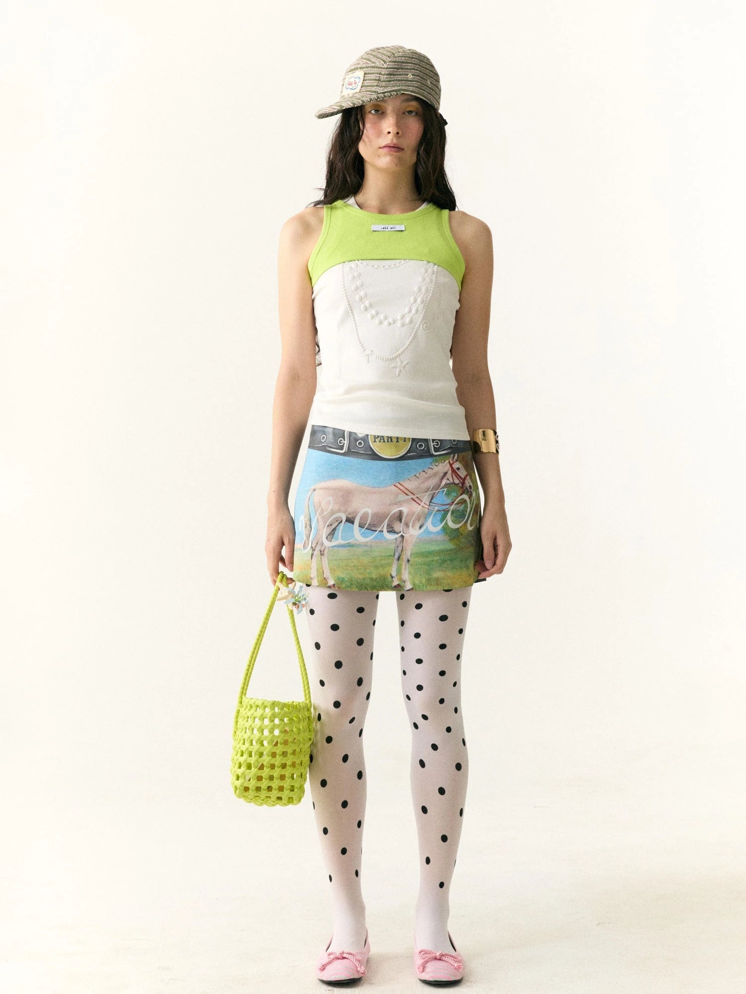 Floral Print Safety Shorts Skirt with Detachable Belt