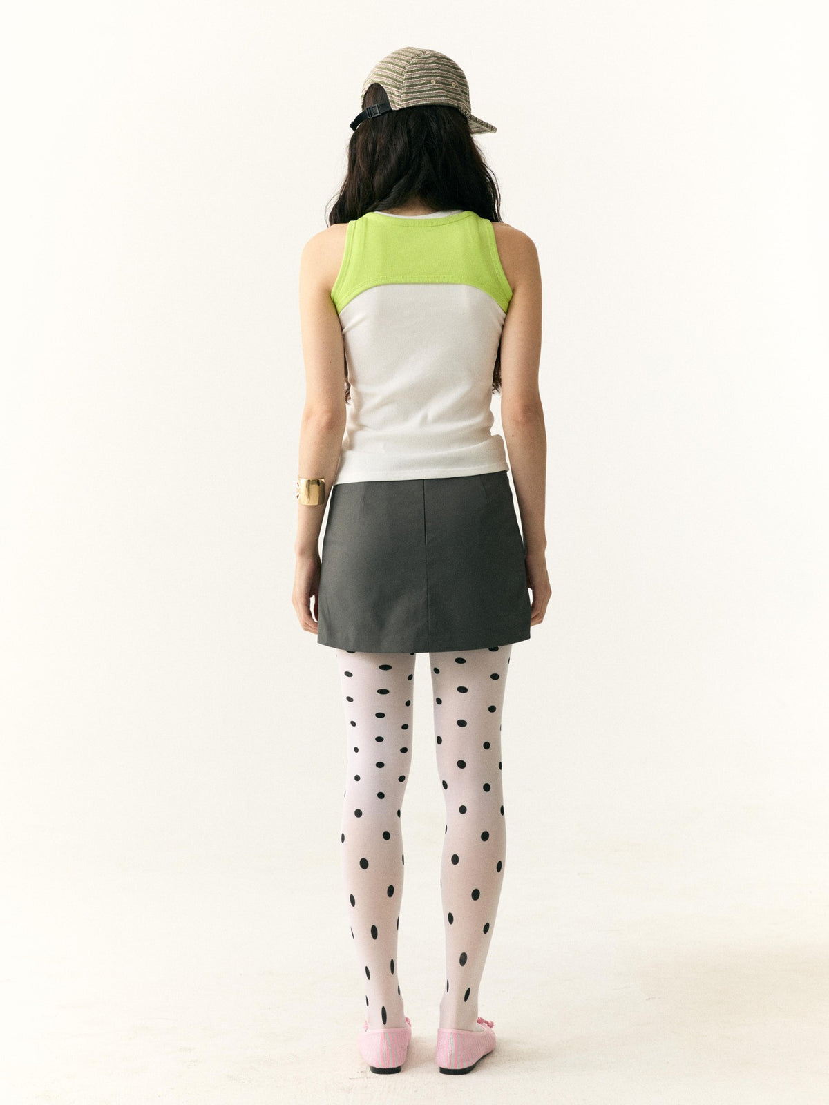 wii wil Printed A Line Mid Waist Women&
