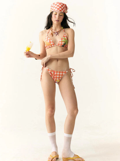 Tropical Coconut Tree Print Bandana Scarf