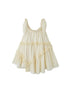 DIDDI MODA Whimsy Bunny Ear Ruffled Pinafore Dress