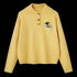 DIDDI MODA Cozy Puppy Embroidered Polo Sweater