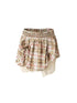 NO ROMANCE Vintage Punk Gothic Plaid Puffy Skirt