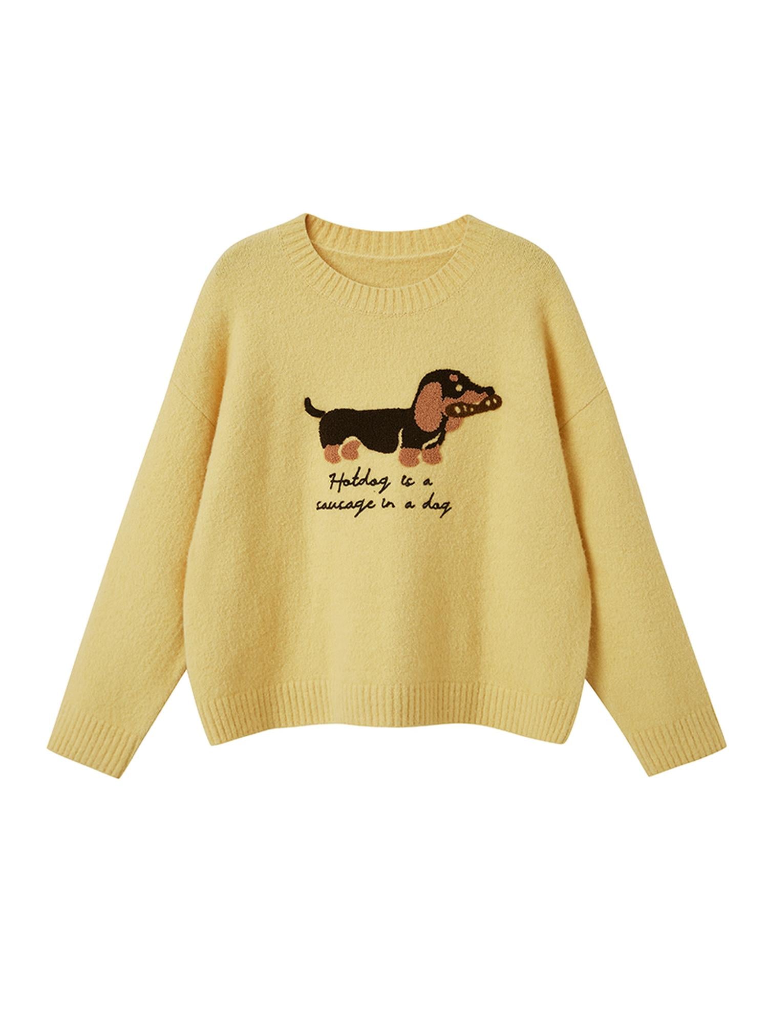 DIDDI MODA Cozydachshund Knit Sweater
